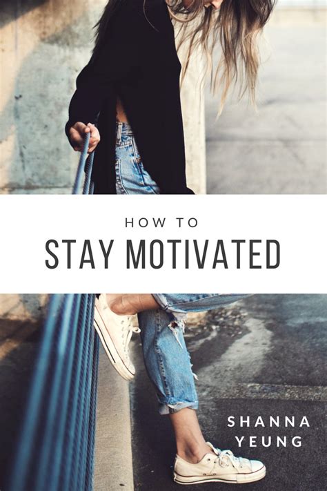 stay motivated shanna yeung