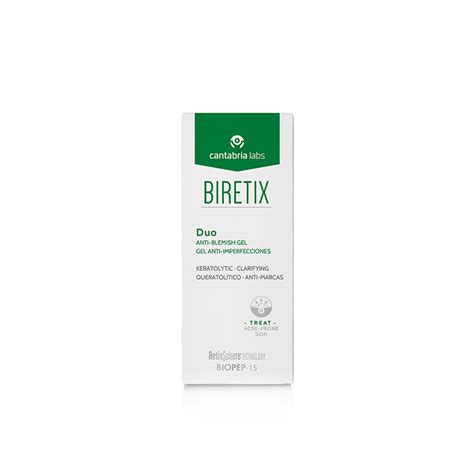 biretix duo anti blemish purifying exfoliating face gel ml farmatogo