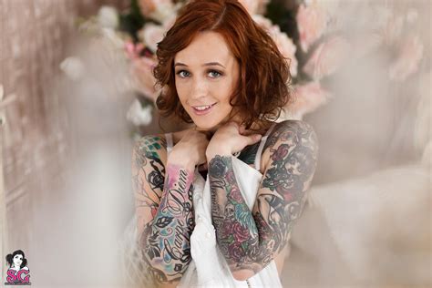 583968 Redhead Women Tattoo Suicide Girls Rare Gallery Hd Wallpapers