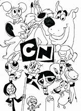 Coloring Cartoon Pages Network Characters Disney Show Drawing Cartoons Printable 90s Print Talent Nickelodeon Color Sheets Regular Shows Kids Adult sketch template