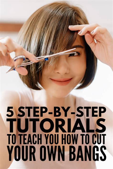 cut   bangs  tips  tutorials