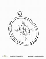 Compass Coloring Pages Printablecolouringpages Printable sketch template