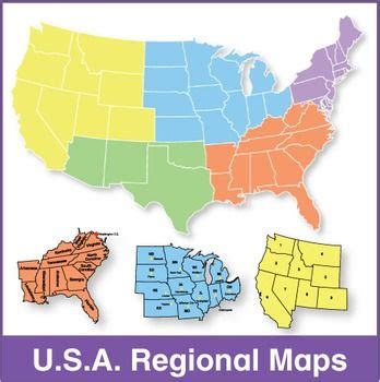 usa regional maps states  capitals map map puzzle