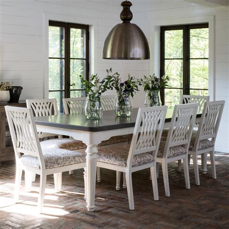 canadel farmhouse chic customizable dining table set williams kay