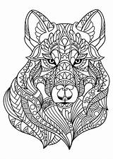 Coloring Intricate Animal Pages Getcolorings Animals Printable sketch template