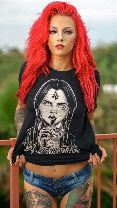 pin by apollo on tattooed women hot goth girls goth beauty