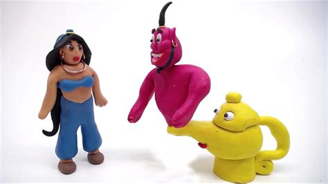 Genie Create Princess Jasmine Play Doh Animation Movie