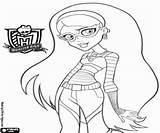 Monster High Ghoulia Yelps sketch template