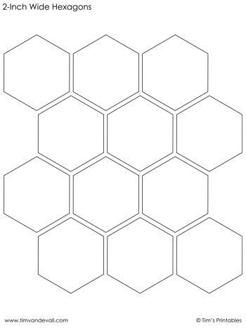 hexagonal pattern  shown  black  white