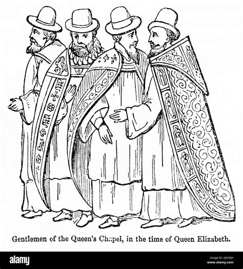 Caballeros De La Capilla De La Reina En El Tiempo De La Reina Isabel