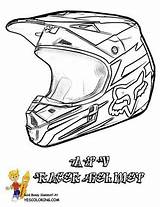 Dirt Motocross Gutsracing Cascos sketch template