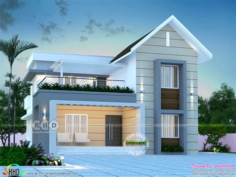 bedroom  sq ft modern home design kerala home design  floor plans  dream houses