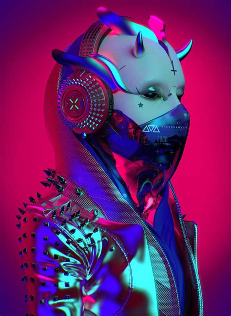 artstation fm f cking music sick 666mick cyberpunk art