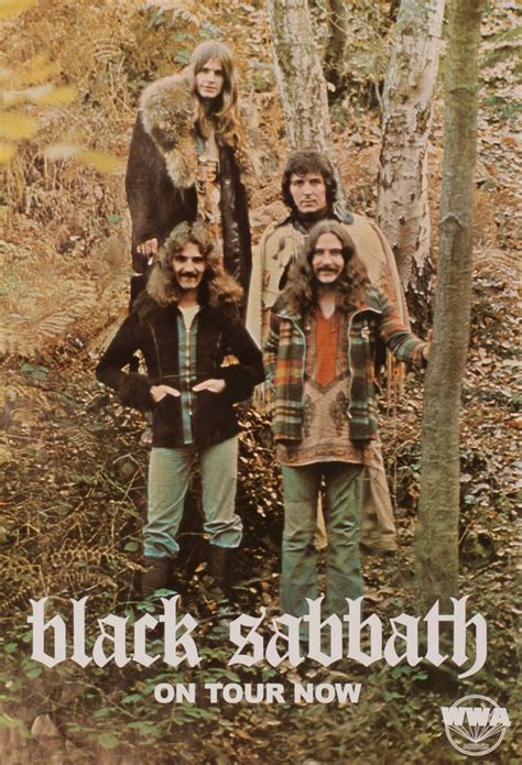 Mini Print Of Black Sabbath Vintage Promo Poster Black