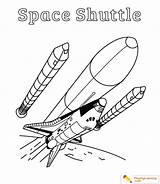 Shuttle Spaceship Playinglearning sketch template