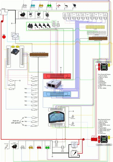 wiring diagram  drag car module wiring diagram