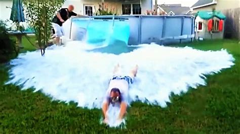 exploding pools 😂☀️ epic pool fails compilation try not to laugh