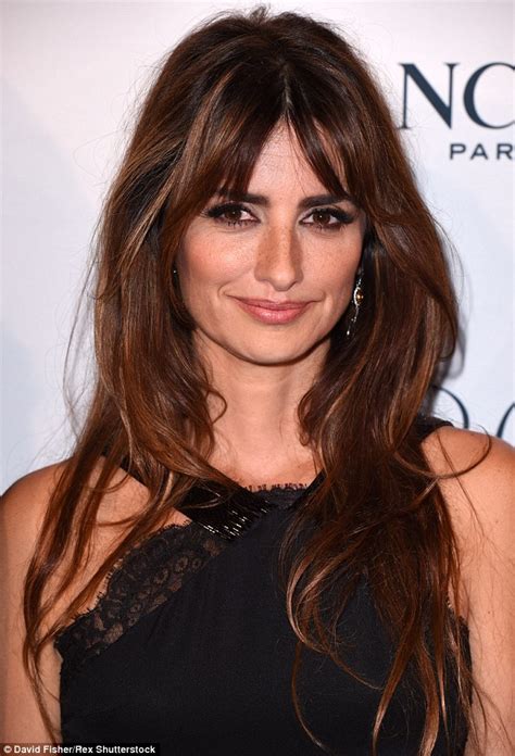 penelope cruz wears black lace gown at lancome 80th anniversary party