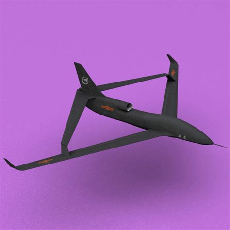 chinese soar dragon drone  model cgtrader