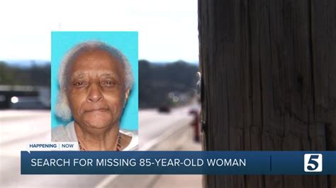 Search Continues For Missing 85 Year Old Woman