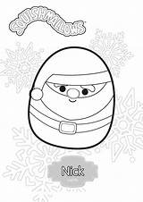Squishmallows Squishmallow Nick Claus Xcolorings sketch template