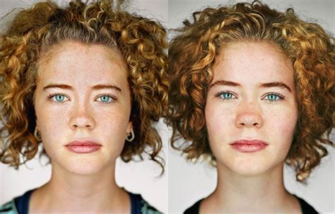 close  portraits  identical twins