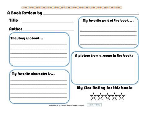 printable book report forms tanterem tanterem