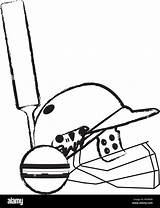 Cricket Helmet sketch template
