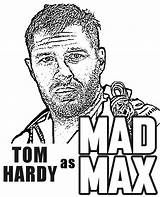 Mad Max Coloring Sheet Print sketch template