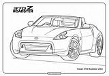 370z Roadster 350z Coloringoo sketch template