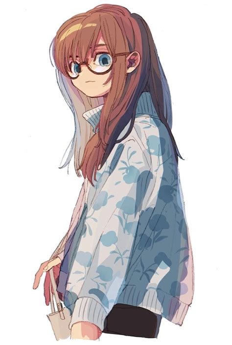 Pin By W A Rarcher On Glasses R Kuwaii Illustration Anime Girls