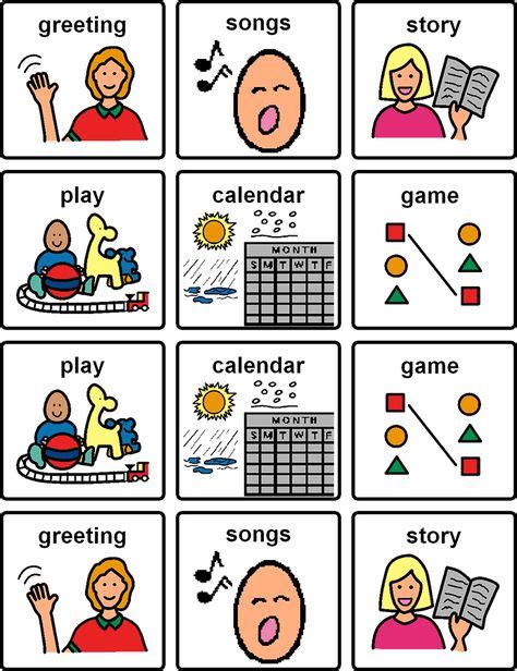preschool visual cue cards ideas cue cards visual cue preschool