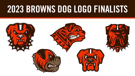 cleveland browns reveal  finalists   dawg pound logo
