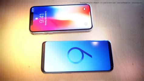 Iphone X Vs Galaxy S9 Heres What Samsungs 2018 Flagship Looks Like