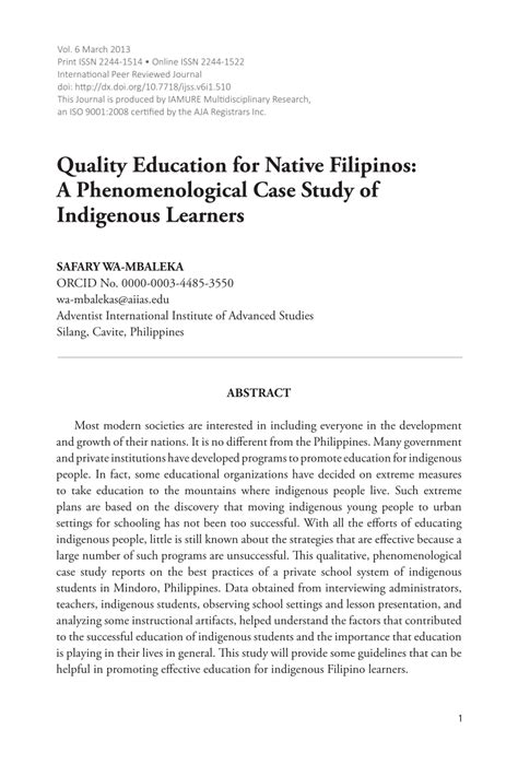 case study qualitative research  philippines
