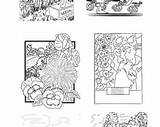 Coloring Packet Seed sketch template