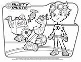 Rusty Rivets Coloring Pages Robots Colouring Book Printable Sheets Colour Worksheets Getdrawings S3 Amazonaws sketch template