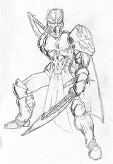Bionicle Coloring Pages Comments Nuva Tahu sketch template