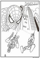 Coloring Spiderman Spider Magiccolorbook sketch template