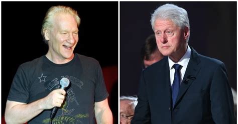 flashback bill maher ripped bill clinton for going to