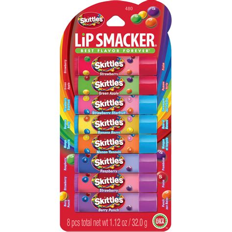 lip smacker skittles lip balm party pack walmartcom