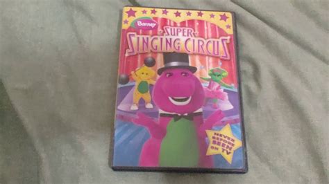 Barney Super Singing Circus Dvd Overview Youtube