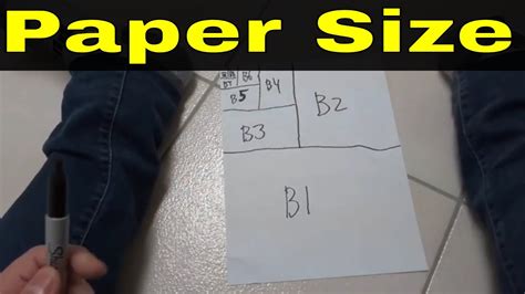 b series paper size explained full tutorial youtube