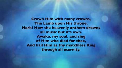 crown    crowns congregational song  lyrics youtube
