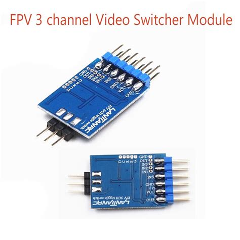 pc  channel video switcher module   video switch unit fpv camera  multicopter dronesjpg