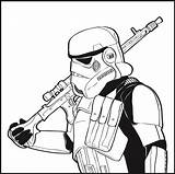 Stormtrooper Star Coloring Pages Wars Drawing Trooper Clone Color Printable Gif Battlefront Colouring Print Sheets War Tattoo sketch template