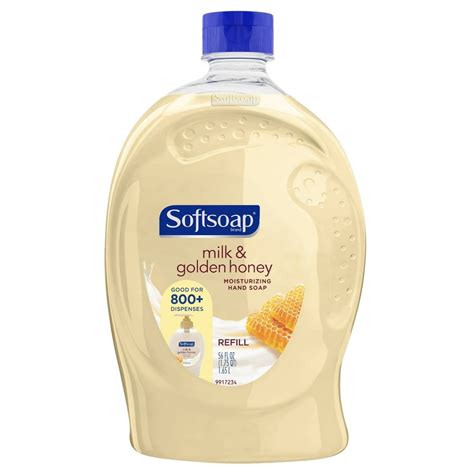 softsoap liquid hand soap refill milk golden honey  oz walmart