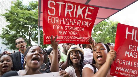 Fast Food Workers Strike For Higher Pay