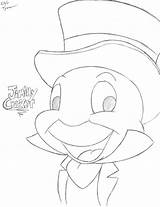 Cricket Jiminy Drawing Getdrawings sketch template