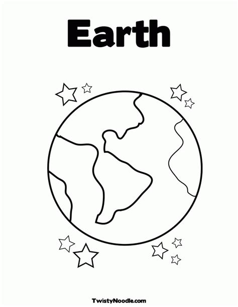 planet earth coloring page coloring home